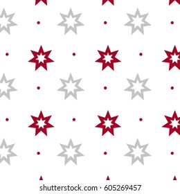 Stars seamless pattern. Vector graphic design