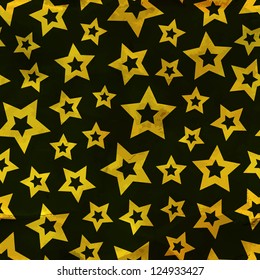 Stars. Seamless pattern. Vector illustration.