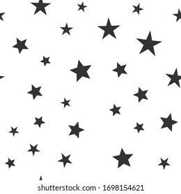 Stars seamless pattern. Vector illustration. Star icons texture background.