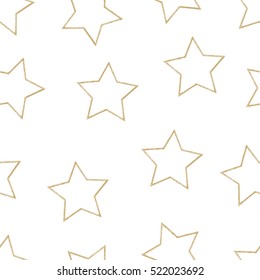 Stars seamless pattern. Vector illustration.