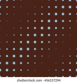 Stars seamless regular vector pattern