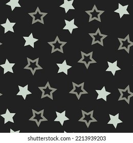 Stars seamless vector illustration pattern background. design for use backdrop all over textile fabric print wrapping paper and others.
