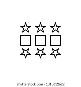 stars,  seo web, value icon. Element of marketing for mobile concept and web apps icon. Thin line icon for website design and development, app development. Premium icon