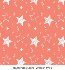stars and serpentine holiday pattern powder background