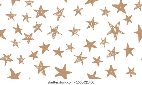 Stars set. Hand drawn illustrations