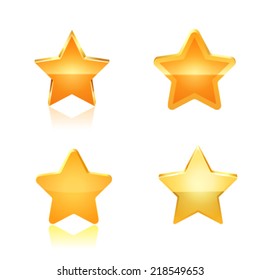 Stars set. Vector