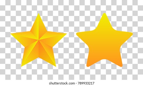 Stars set. Vector illustration