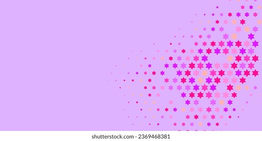 Las estrellas dan forma a dos colores Resumen Ilustración fondo hermoso papel de pared abstracto de estrellas coloridas, fondo colorido abstracto con estrellas. Arte de fondo de escritorio con varios colores brillantes