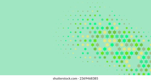Las estrellas dan forma a dos colores Resumen Ilustración fondo hermoso papel de pared abstracto de estrellas coloridas, fondo colorido abstracto con estrellas. Arte de fondo de escritorio con varios colores brillantes