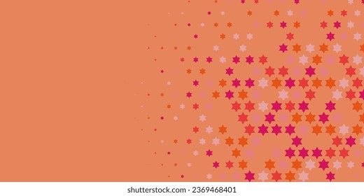 Sterne formen Zwei farbige abstrakte Illustration Hintergrund schöne abstrakte Tapete von bunten Sternen, abstrakter bunter Hintergrund mit Sternen. Tapete-Kunst mit hellen Mehrfarben