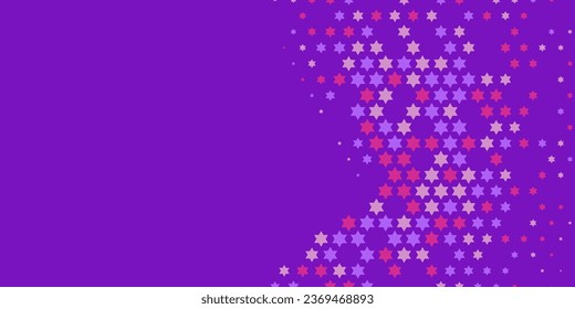 Las estrellas dan forma a dos colores Resumen Ilustración fondo hermoso papel de pared abstracto de estrellas coloridas, fondo colorido abstracto con estrellas. Arte de fondo de escritorio con varios colores brillantes