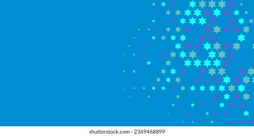 Las estrellas dan forma a dos colores Resumen Ilustración fondo hermoso papel de pared abstracto de estrellas coloridas, fondo colorido abstracto con estrellas. Arte de fondo de escritorio con varios colores brillantes