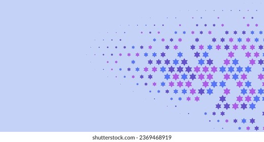 Las estrellas dan forma a dos colores Resumen Ilustración fondo hermoso papel de pared abstracto de estrellas coloridas, fondo colorido abstracto con estrellas. Arte de fondo de escritorio con varios colores brillantes