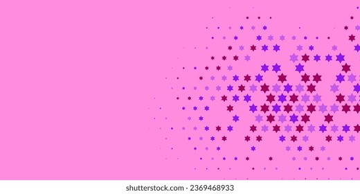 Las estrellas dan forma a dos colores Resumen Ilustración fondo hermoso papel de pared abstracto de estrellas coloridas, fondo colorido abstracto con estrellas. Arte de fondo de escritorio con varios colores brillantes