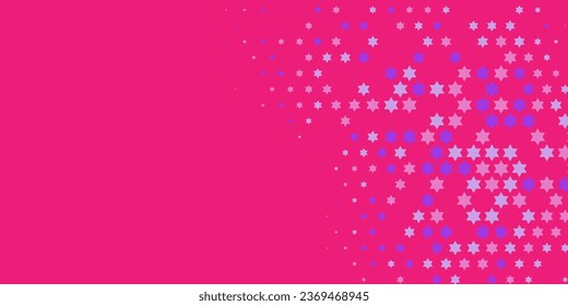 Las estrellas dan forma a dos colores Resumen Ilustración fondo hermoso papel de pared abstracto de estrellas coloridas, fondo colorido abstracto con estrellas. Arte de fondo de escritorio con varios colores brillantes