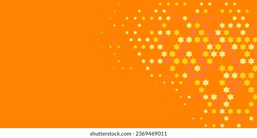 Las estrellas dan forma a dos colores Resumen Ilustración fondo hermoso papel de pared abstracto de estrellas coloridas, fondo colorido abstracto con estrellas. Arte de fondo de escritorio con varios colores brillantes