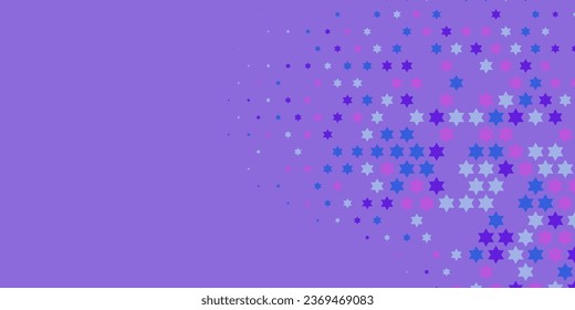 Las estrellas dan forma a dos colores Resumen Ilustración fondo hermoso papel de pared abstracto de estrellas coloridas, fondo colorido abstracto con estrellas. Arte de fondo de escritorio con varios colores brillantes
