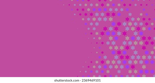 Las estrellas dan forma a dos colores Resumen Ilustración fondo hermoso papel de pared abstracto de estrellas coloridas, fondo colorido abstracto con estrellas. Arte de fondo de escritorio con varios colores brillantes