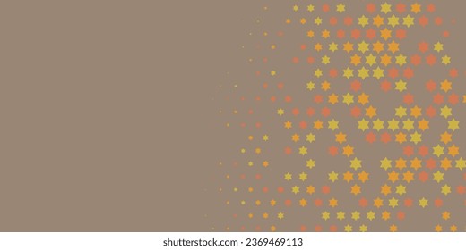 Las estrellas dan forma a dos colores Resumen Ilustración fondo hermoso papel de pared abstracto de estrellas coloridas, fondo colorido abstracto con estrellas. Arte de fondo de escritorio con varios colores brillantes