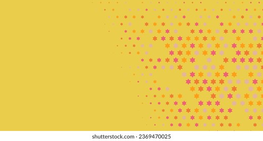 Stars shape Two Color Abstract Illustration background beautiful abstract wallpaper of colorful stars, abstract colorful background with stars. Wallpaper art with bright multi colors