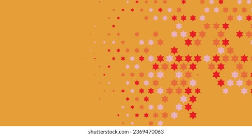 Stars shape Two Color Abstract Illustration background beautiful abstract wallpaper of colorful stars, abstract colorful background with stars. Wallpaper art with bright multi colors