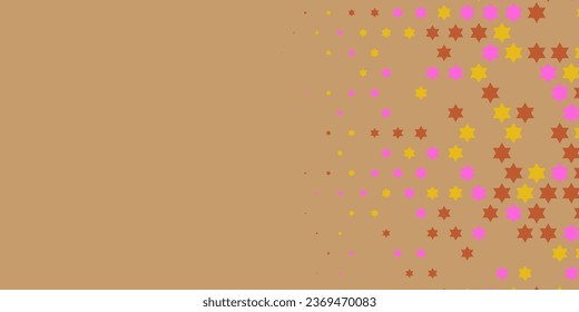 Stars shape Two Color Abstract Illustration background beautiful abstract wallpaper of colorful stars, abstract colorful background with stars. Wallpaper art with bright multi colors