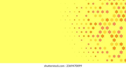Las estrellas dan forma a dos colores Resumen Ilustración fondo hermoso papel de pared abstracto de estrellas coloridas, fondo colorido abstracto con estrellas. Arte de fondo de escritorio con varios colores brillantes