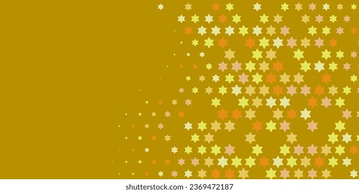 Las estrellas dan forma a dos colores Resumen Ilustración fondo hermoso papel de pared abstracto de estrellas coloridas, fondo colorido abstracto con estrellas. Arte de fondo de escritorio con varios colores brillantes