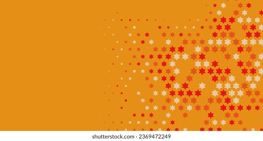 Sterne formen Zwei farbige abstrakte Illustration Hintergrund schöne abstrakte Tapete von bunten Sternen, abstrakter bunter Hintergrund mit Sternen. Tapete-Kunst mit hellen Mehrfarben