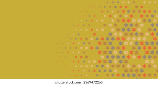 Stars shape Two Color Abstract Illustration background beautiful abstract wallpaper of colorful stars, abstract colorful background with stars. Wallpaper art with bright multi colors