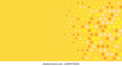 Las estrellas dan forma a dos colores Resumen Ilustración fondo hermoso papel de pared abstracto de estrellas coloridas, fondo colorido abstracto con estrellas. Arte de fondo de escritorio con varios colores brillantes