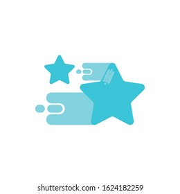 Stars shapes design, Night bedtime sky space nature science celestial galaxy and astrology theme Vector illustration