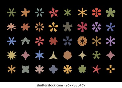 Estrellas Formas Vector colecciones pack