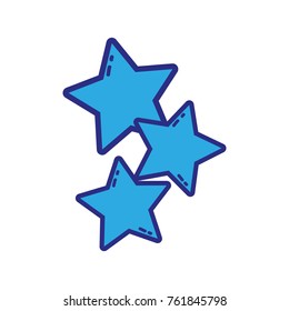 stars shining in the sky decoration design vector illustration
