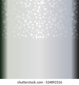 Stars. Silver background.