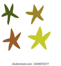 stars in the sky with different colors