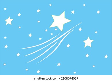 Die Sterne am Himmel eignen sich für Hintergrundanwendungen.