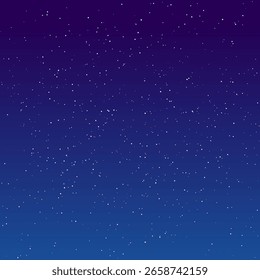 Estrellas en el cielo Ilustración vectorial