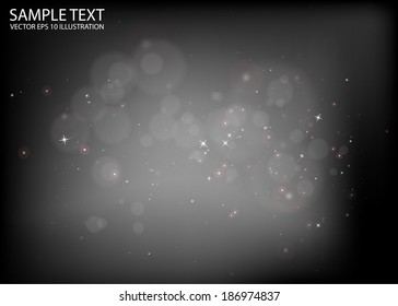 Stars in space abstract background  template - Vector sparkling star field background illustration