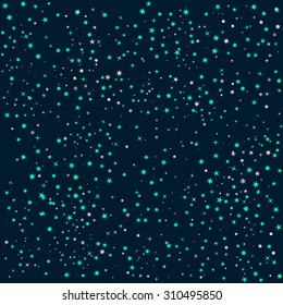 Stars in Space. Vector illustration