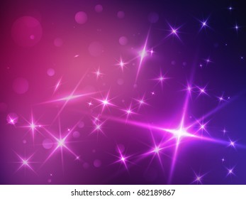 stars space violet background