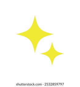 Estrellas brillan icono de Ilustración vectorial