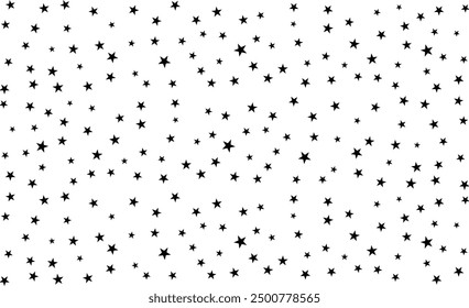 stars sparkles shiny shapes vector black and white seamless background
