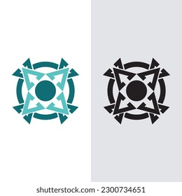 stars sparkling like diamond, logo design template sign. solid and stylish silhouette.