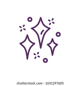 stars splash magic sorcery icon vector illustration design