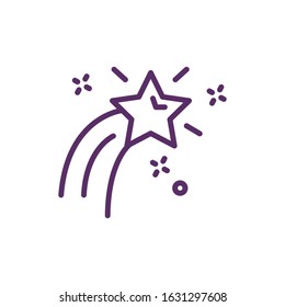 stars splash magic sorcery icon vector illustration design