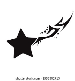 Stars. Star Design. tattoos. Black icon.
