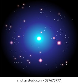 the stars, starry sky