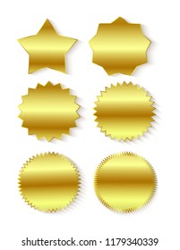 Stars stickers empty