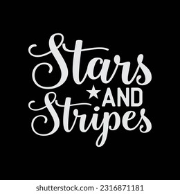 Stars and Stripes America funny t-shirt design
